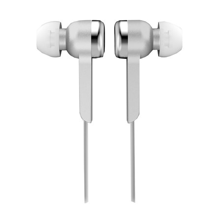 SUPERSONIC Digital Stereo Earphones with 4 ft. Cord (Silver) IQ-113 SILVER